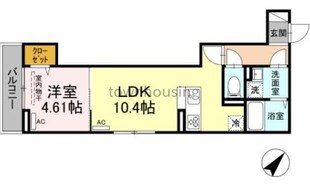 （仮）D-room新宿4丁目の物件間取画像